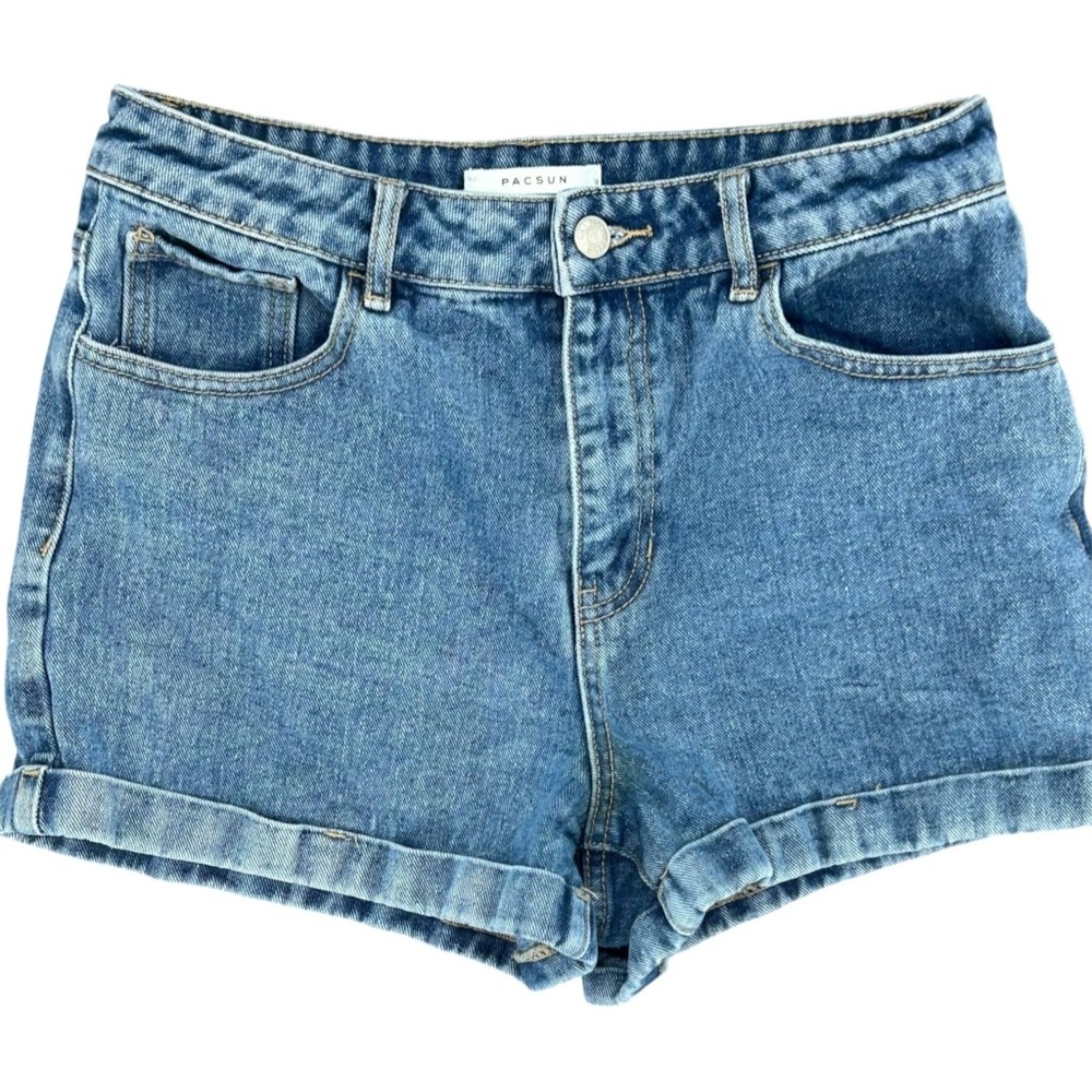 PacSun Mom Short Denim Jean Shorts Blue Size 28